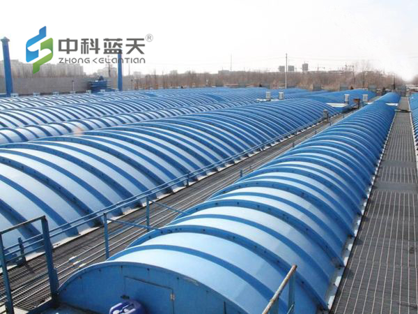 污水罩、集气罩安装现场